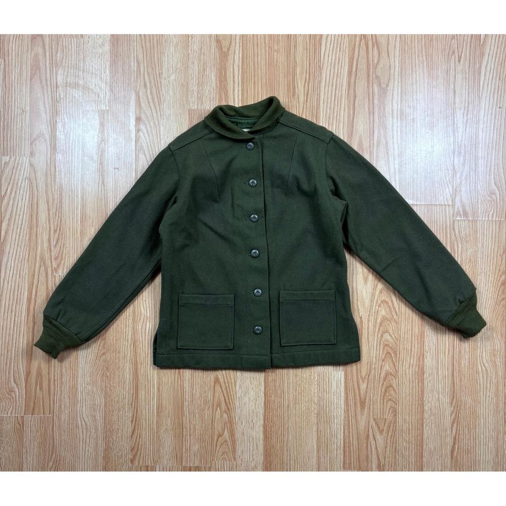 Alpha Industries Vintage 1975 Military Wool Field Coat Liner OG-108 Green 10
